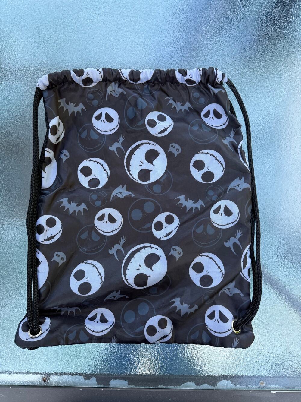 Disney Jack Skellington Nightmare Before Christmas Drawstring Backpack